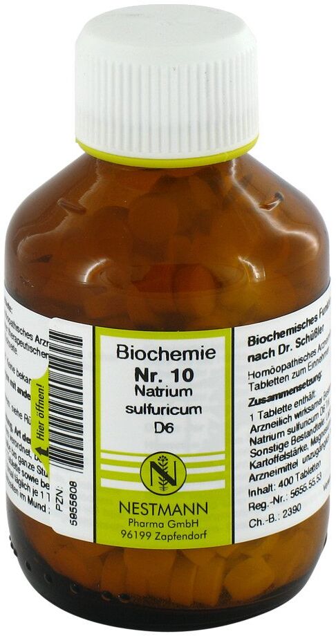NESTMANN Biochemie 10 Natrium sulfuricum D6 Tabletten