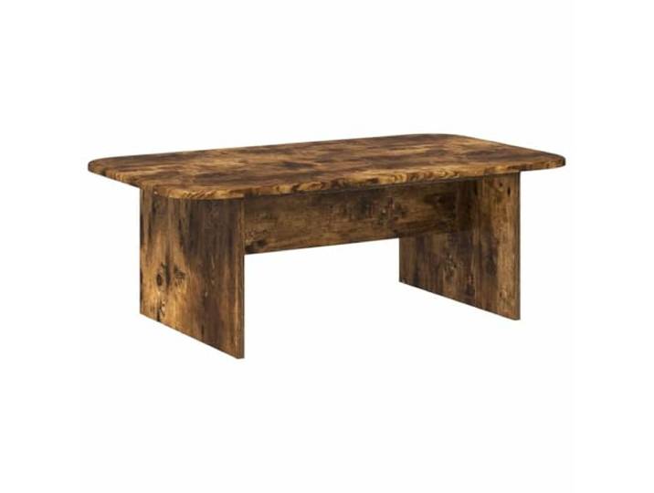 fsahslih Couchtisch Geräucherte Eiche 93x53x33 cm Holzwerkstoff Wohnzimmer Moderne rechteckige Form für Ihr Wohnzimmer mit geräumigen Fächern für Fernbedienung, Büchern und Zubehör.