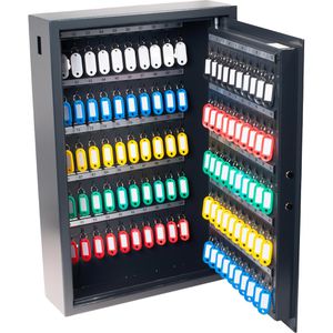 Pavo Schlüsselkasten 8056019, High Security, mit Elektronikschloss, 40,8x55,5x13,8cm, 100 Haken