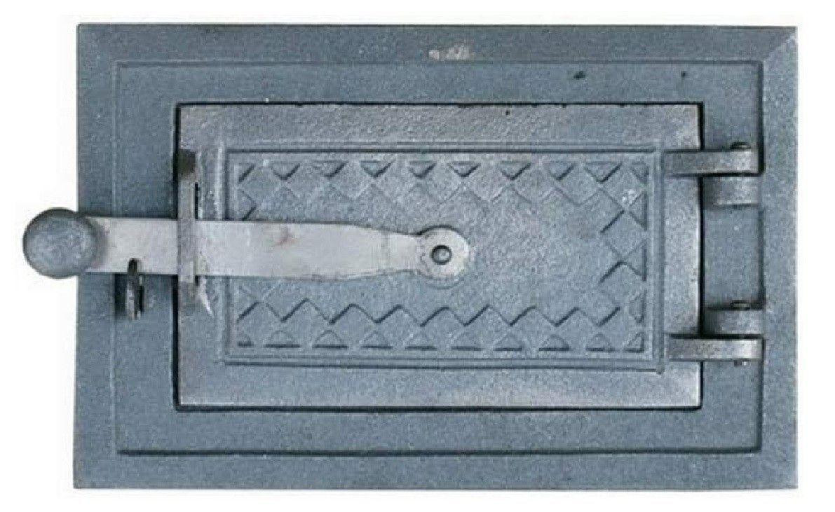 QLS Gietijzeren ovenraam model 533, 26 x 17 cm, geschikt voor houtoven, rookoven en bakoven
