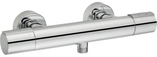Famanu Thermostatische Duschearmatur - Cooled Body Technologie - 15 cm Herzabstand - Chrom