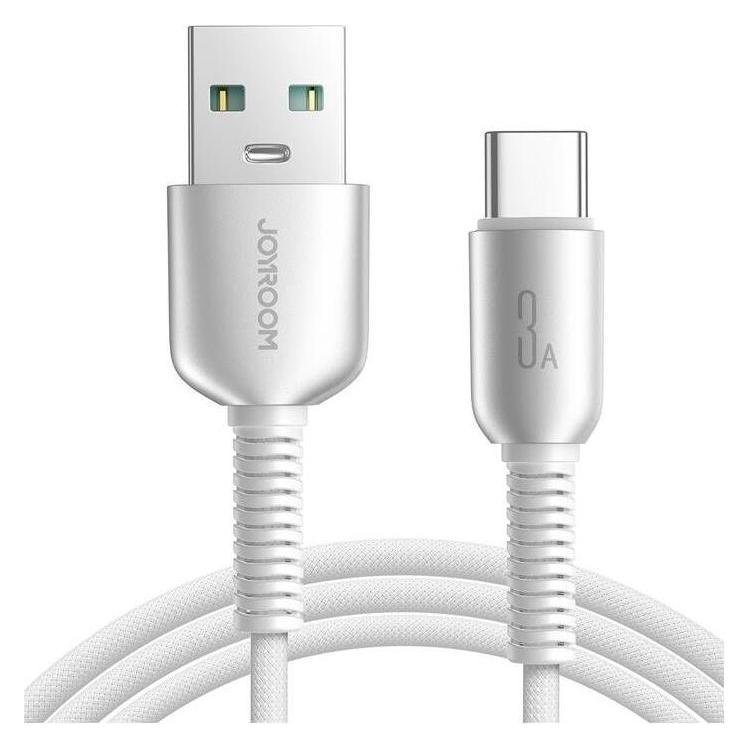 Joyroom S-A51 Cutting-Edge Series 3A Fast Charging Data Cable (USB-A to Type-C) 1.2m-Light Gray (1.20 m, USB 2.0) (S-A51)