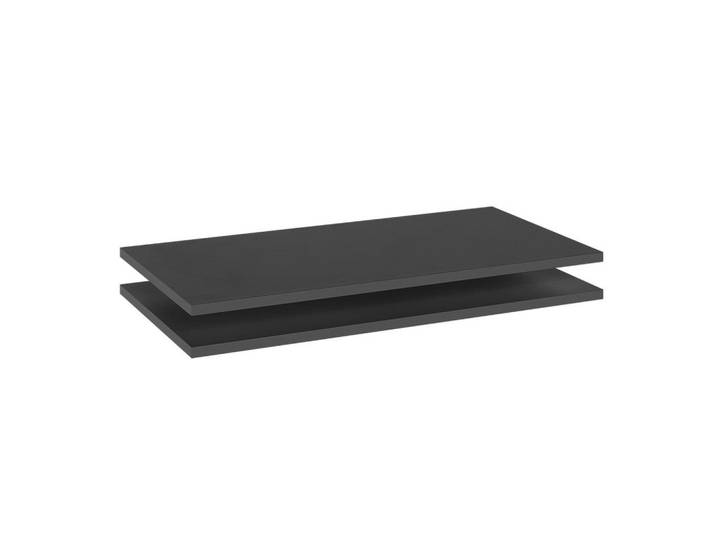 Vicco Einlegeboden Claus Anthrazit 2er Set, Rechteckig, 70.7x1.6x36.3 cm, Büromöbel, Büroregale, Aktenregale