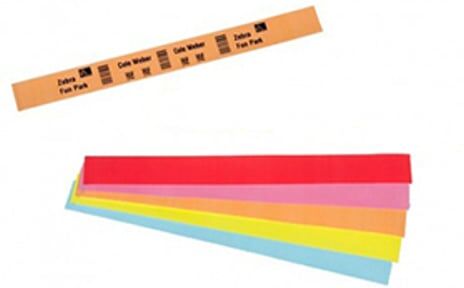 Zebra Z-Band Splash (10012718-6) pulseira laranja 25 x 254 mm (4 x 350 unidades)