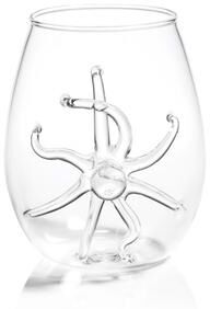 Zodax Octopus Stemless Glasses, Set of 6