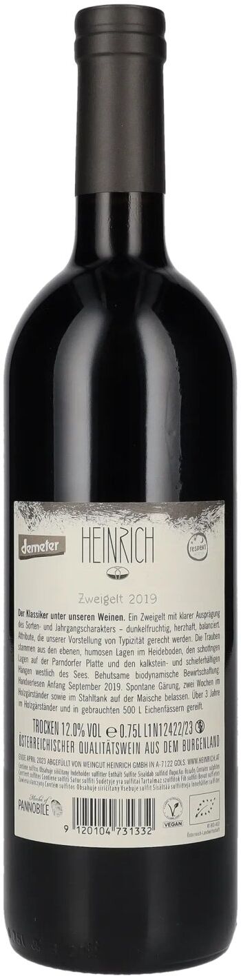 Weingut Heinrich Heinrich Zweigelt 2019 12% Vol. 0,75l