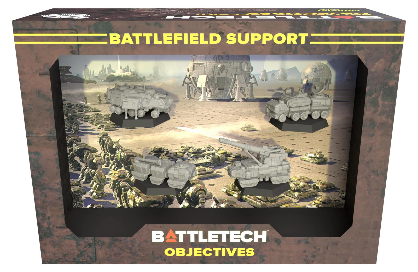 BattleTech Battlefield Support Doelstellingen met tactische voertuigen en Alpha Strike boeken van Catalyst Game Labs