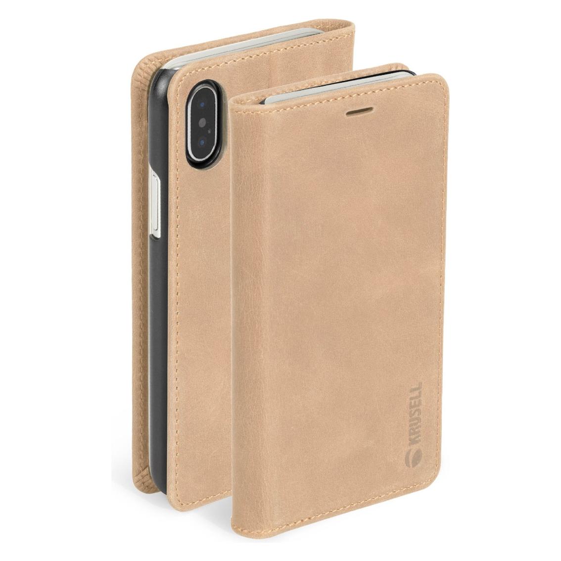 Krusell Sunne 4 Card FolioWallet Apple iPhone XS Max vintage nude (Apple iPhone XS Max) (61507)