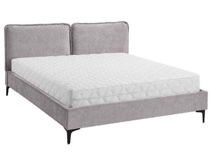 Beautysofa Polsterbett SOMBRA 160x200 cm (Doppelbett Stoffbett mit Lattenrost, allergikerfreundlich), abnehmbaren waschbaren Kopfteilkissen