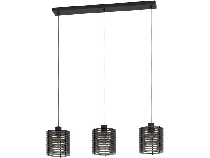 Eglo Pendellampe Segovia Schwarz Stahl B 18 cm