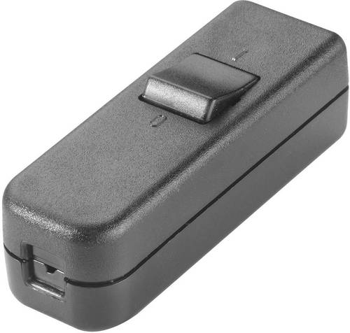 InterBär Schnurschalter Weiß 1 x Aus/Ein 6A 1St.