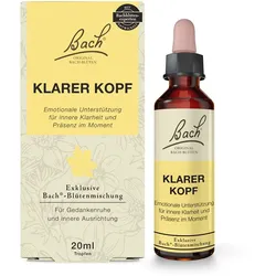 BACHBLÜTEN-Mischung Klarer Kopf Tropfen 20 ml