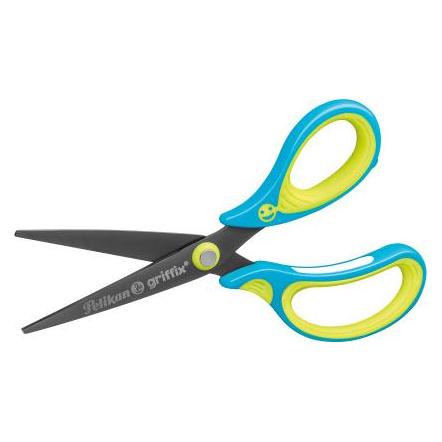 Magni Schulschere griffix RH spitz 15cm Neon FreshBlue (15 cm) (820905)