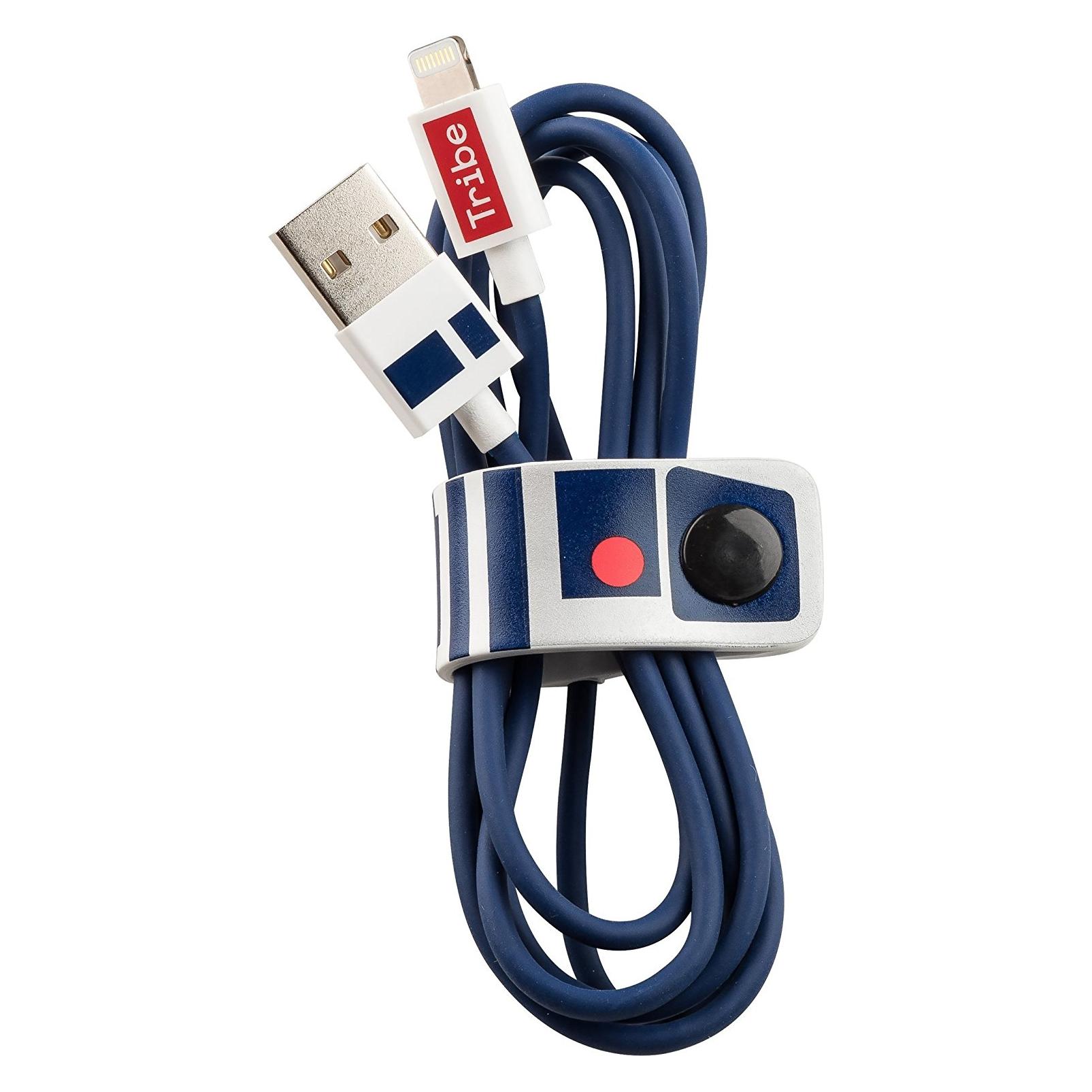 Tribe CLR20707 Lightning-Kabel 1,2 m Blau, Weiss (1.20 m, USB 1.0) (CLR20707)