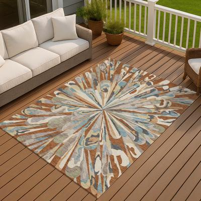Addison Rugs Machine Washable Indoor/ Outdoor Contemporary Arden Chantille Rug