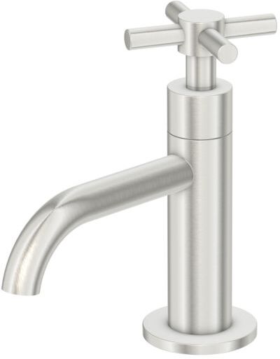 Steinberg Serie 250 Standventil 2502500BN Ausladung 100mm, mit 90Grad Keramikventil, Brushed Nickel
