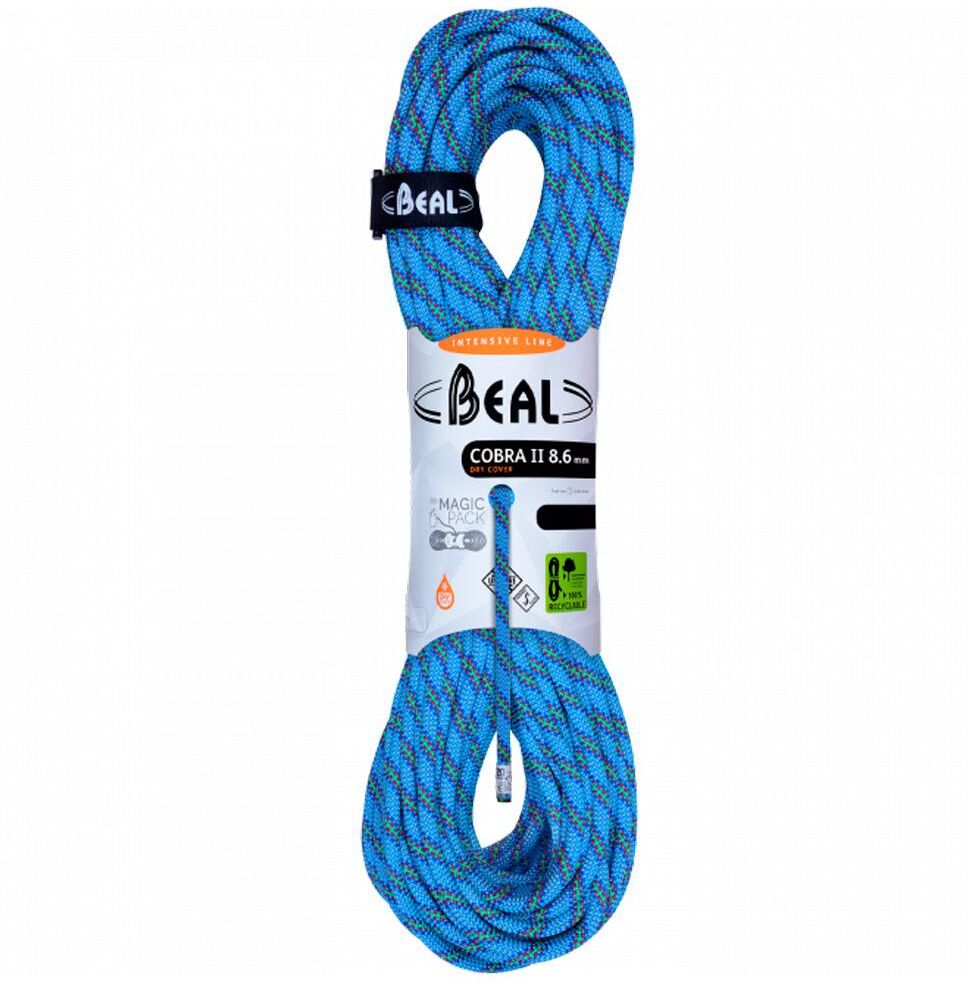 Beal  - Cobra II 8.6mm Dry Cover Blue - 50 - Corde