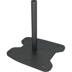 Multibrackets Fixierbare Bodenplatte, schwarz, 192x180mm (Adapter- / Montageplatten), TV Halterung Zubehör, Schwarz