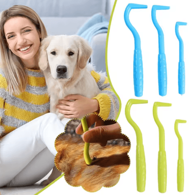 Inspire Picks Twist And Pull Tick Remover Set 3 Piece Safe Tick Removal Kit For Dogs Pets And Humans green