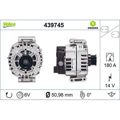 VALEO Generator NEW ORIGINAL PART 439745 für Mercedes