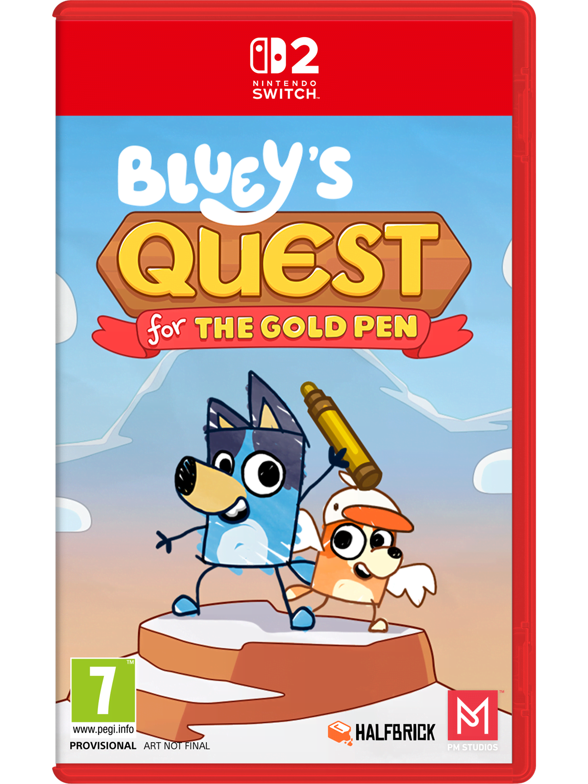 Bluey's Quest for the Gold Pen - Nintendo Switch 2 - Abenteuer - PEGI 7