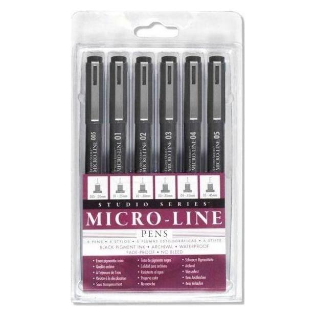 Peter Pauper Set mit 6 Zeichen-Finelinern (6x) (359251)