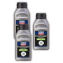 3x Bremsflüssigkeit LIQUI MOLY 21161 Bremsflüssigkeit DOT 5.1 Brake Fluid 500 ml