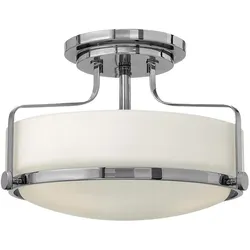 Elstead Lighting, Deckenleuchte, Harper Deckenleuchte E27 3-fach 25cm Small Poliertes Chrom (E27)
