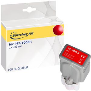 kompatibel für Canon PFI-1000R 80ml rot