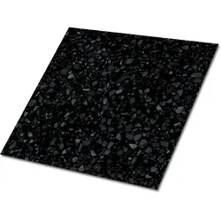 FLIESENAUFKLEBER 9 Stück 30x30 cm selbstklebend Klassischer schwarzer Boden