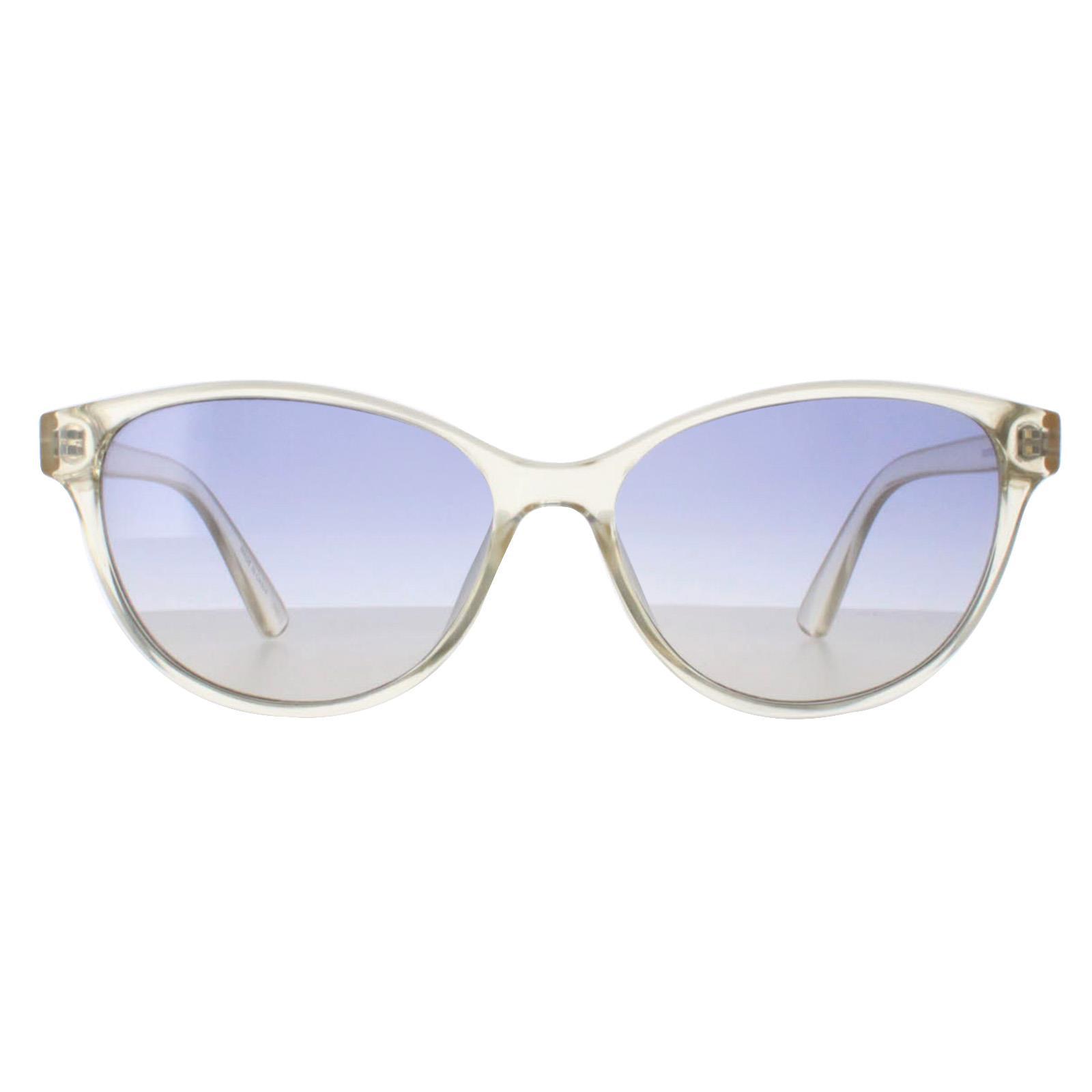 Calvin Klein CK20517S 740 kristal lichtgele zonnebril met kleurverloop