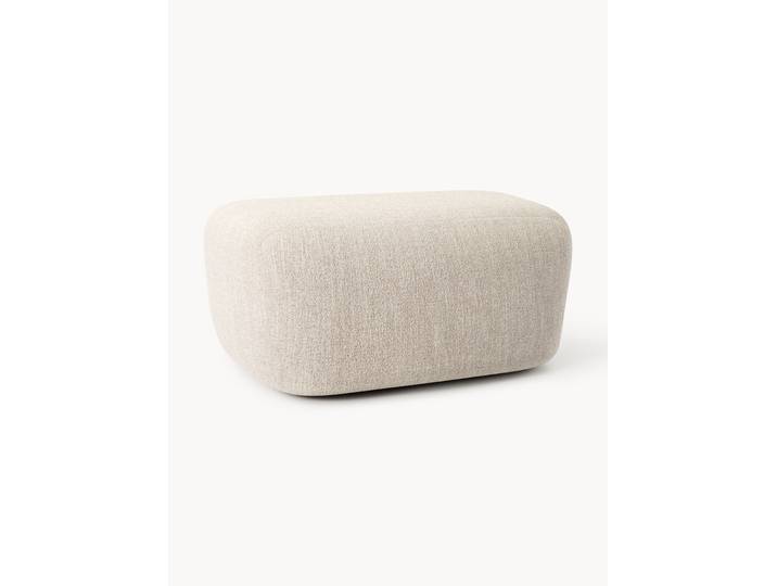 Großer Bouclé-Sofa-Hocker Wolke