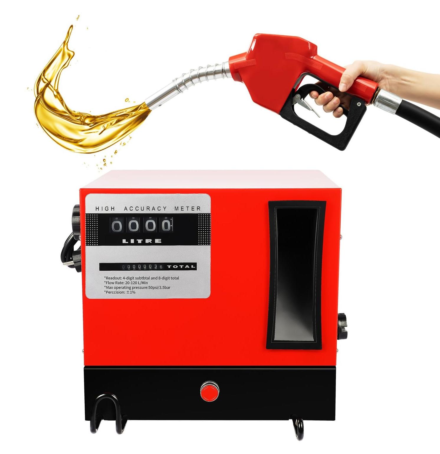 Solidchoice - Selbstansaugende Dieselpumpe, 550 Watt, mit Filter