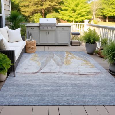 Addison Rugs Machine Washable Indoor/Outdoor Modern Sailboats Chantille Rug