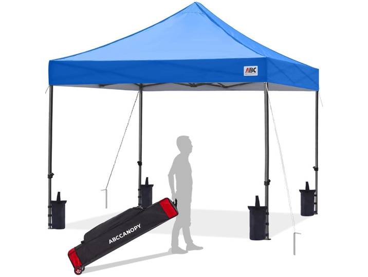 Pavillon Pop-up Gartenzelt 2,5x2,5M Königsblau Wasserdicht
