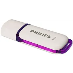Philips FM64FD70B USB-Stick 64 GB USB Typ-A 2.0 Violett, Weiß