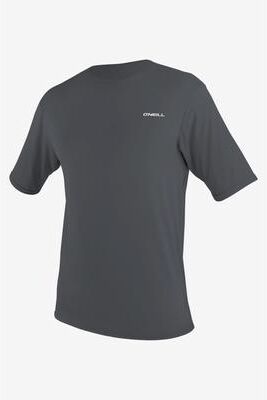 O'Neill s Basic Skins 2 Upf 50+ Short Sleeves Sun Shirt in Graph, Size Small, Polyester/Spandex