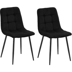 HTI-Living, Stühle, Esszimmerstuhl Mesa Cordstoff Schwarz