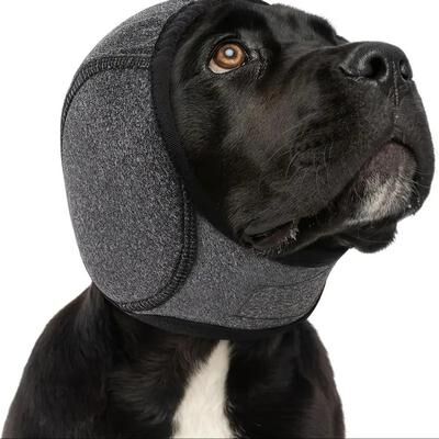 Uplift Essentials Dog Noise Reduction Ear Muffs Waterproof Calming Headgear For Grooming, Swimming, And Stress Relief s