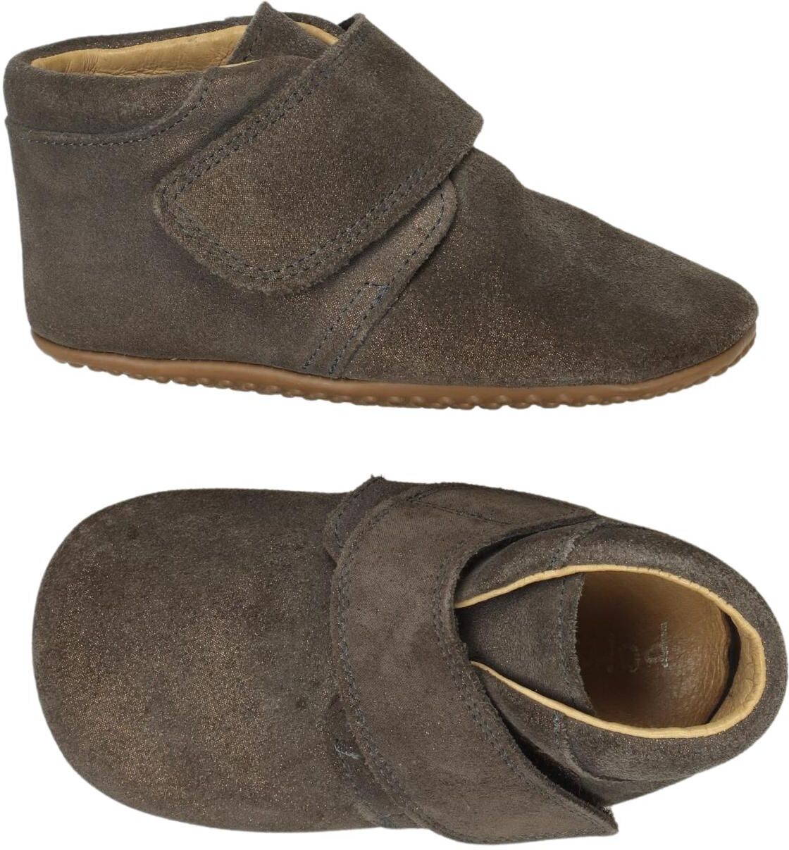 Pom Pom Mädchen Kinderschuh, Grau, Gr. EU 24, Leder - Second Hand