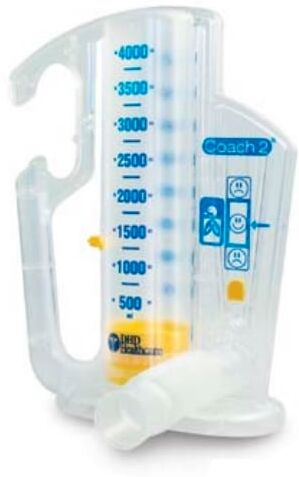 Incentivador respiratório volumétrico Coach-2 4000ml