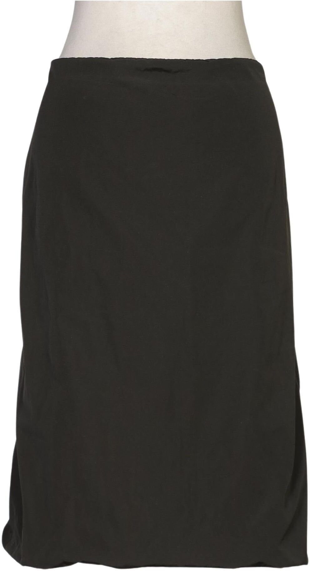 Max Mara Damen Rock, Schwarz, Gr. W30, Synthetik / Seide / Baumwolle - Second Hand