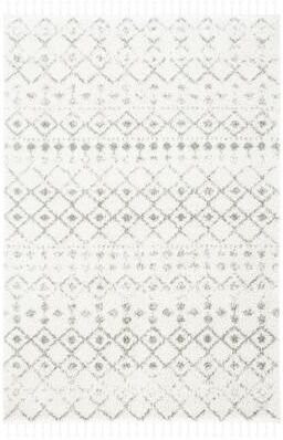 SAFAVIEH Berber Fringe Shag Leatha Trellis Rug