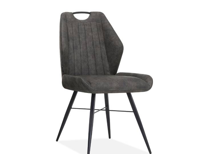 2er Set Maxfurn Torro Dining Stuhl Metall/luxor Stoff