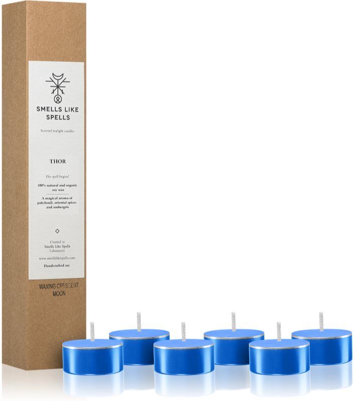 Smells Like Spells Norse Magic Thor tealight candle (concentration/career) 6 pc