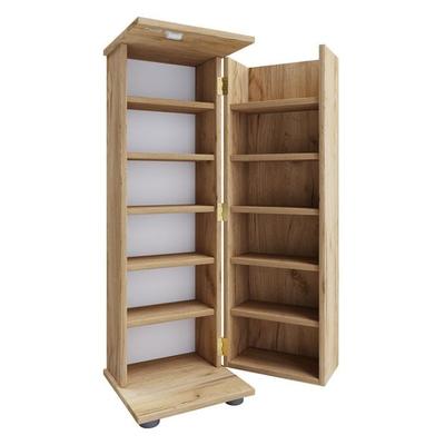 Holz Schrank CD DVD Regal abschließbar Engalo L