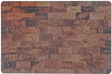 IH Casa Decor Printed Cork Backed Placemat Wood Brown - Set of 12