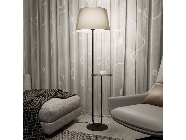 Stehlampe Hotel EMIBIG LIGHTING, schwarz, für Wohn- / Esszimmer, Metall, Modern, Stehlampe