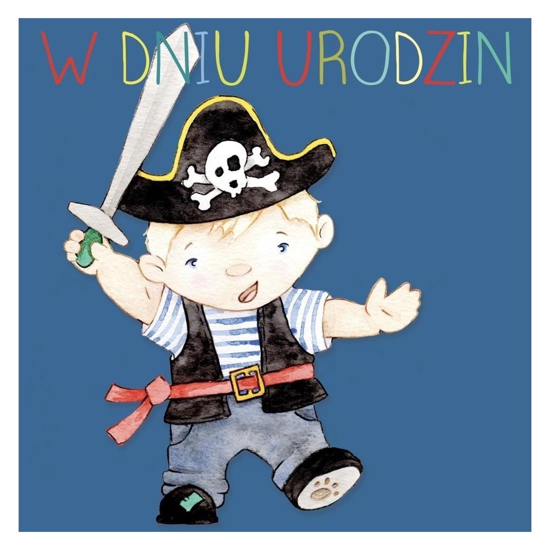Clear Creation Quadratische Karte CL4213 PO Piratengeburtstag (48986235)