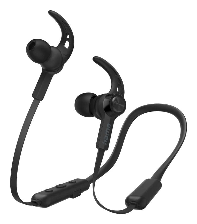 Hama In-Ear Bluetooth Kopfhörer kabellos 12 h Laufzeit 221778 Freedom Neck III (Schwarz) 00221778